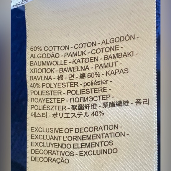 Women’s Levi’s Leopard Print Hoodie Sweatshirt - Blue - Picture 7 of 7